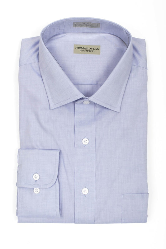 Thomas Dylan Dress Shirt Spread Collar in light blue