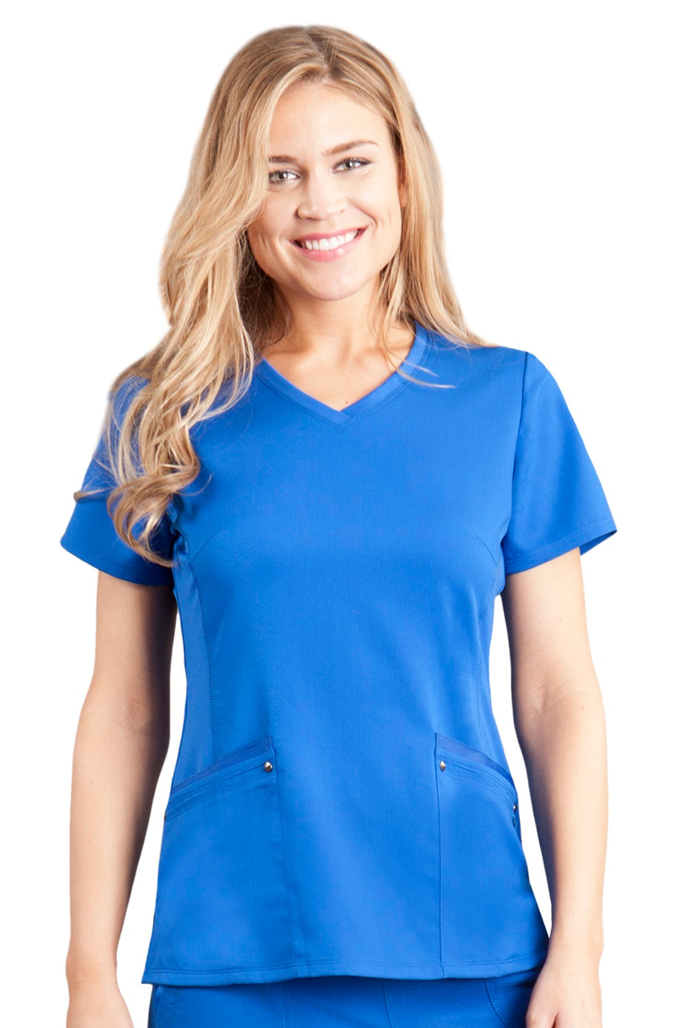 Healing Hands Purple Label Juliet Scrub Top in Royal at Parker's Clothing and Shoes.