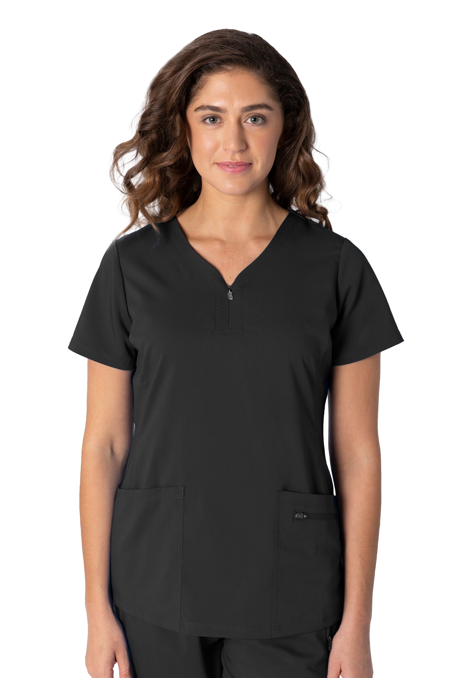 Healing Hands Purple Label Jeni Scrub Top in Black at Parker's Clothing and Shoes.