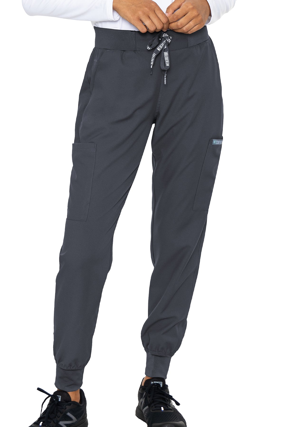 Med Couture Scrub Pants Insight Jogger Pant in Pewter at Parker's Clothing and Shoes.
