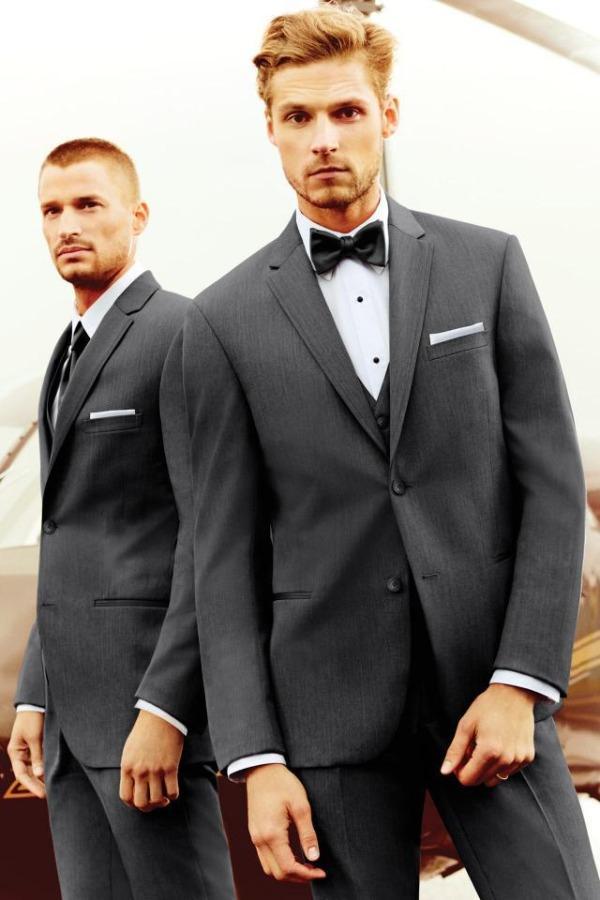 Jim's Formal Wear Tuxedos Diamond Collection Michael Kors Slim Grey Sterling Wedding Suit at Parker's Clothing and Shoes.