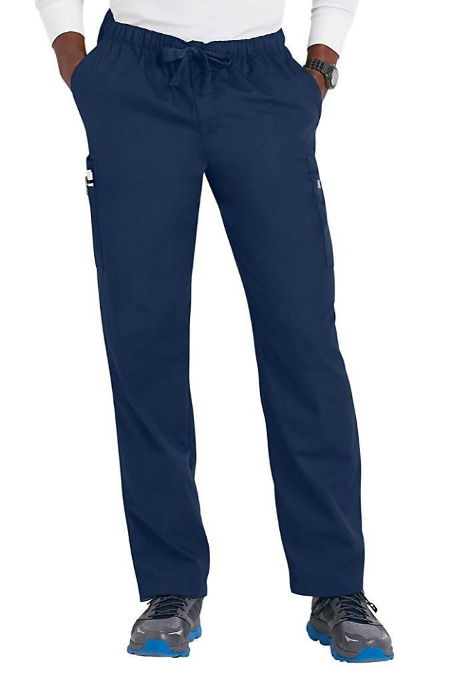 Cherokee Mens Scrub Pants Workwear Originals in Navy at Parker's Clothing and Shoes.