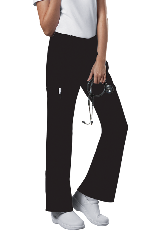 Cherokee Scrub Pants Core Stretch 4044 in Black at Parker's Clothing and Shoes.