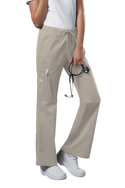 Cherokee Scrub Pants Core Stretch 4044 in Khaki at Parker's Clothing & Scrubs.