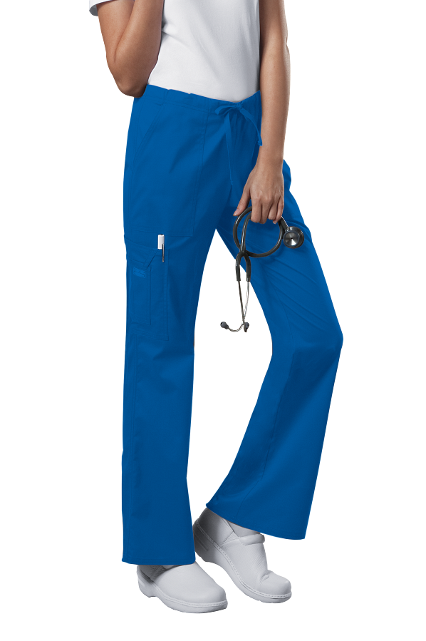 Cherokee Scrub Pants Core Stretch 4044 in Royal at Parker's Clothing and Shoes.