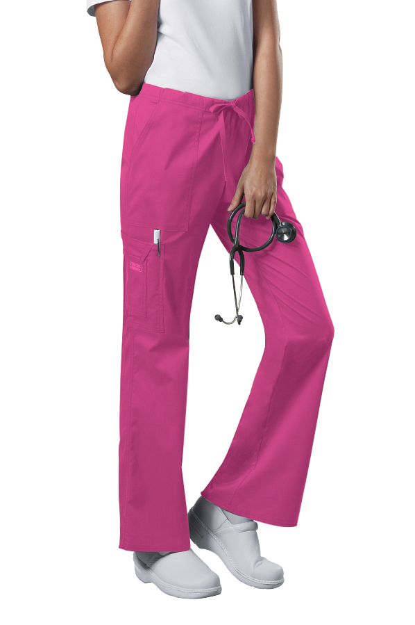 Cherokee Scrub Pants Core Stretch 4044 in Shocking Pink at Parker's Clothing & Scrubs.