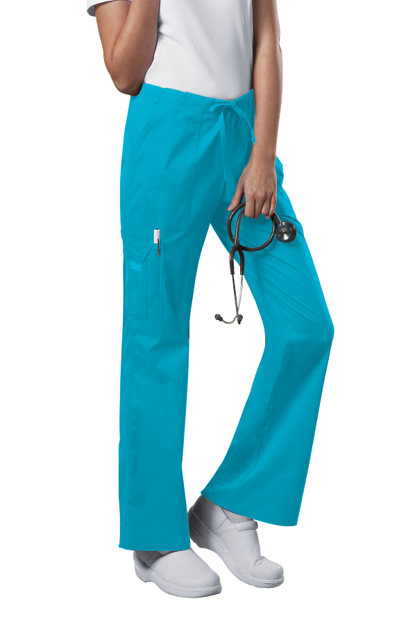 Cherokee Scrub Pants Core Stretch 4044 in Turquoise at Parker's Clothing & Scrubs.