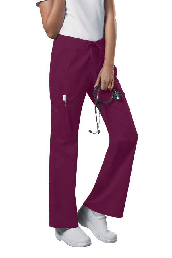 Cherokee Scrub Pants Core Stretch 4044 in Wine at Parker's Clothing & Scrubs.