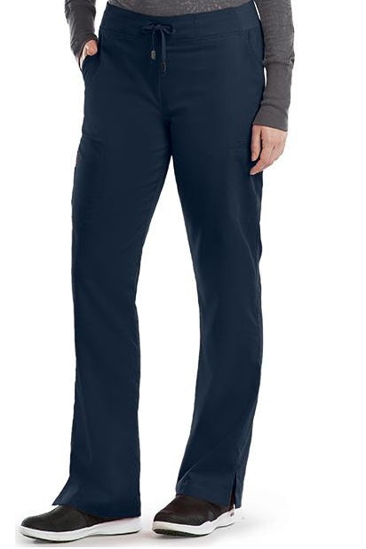 Greys Anatomy Scrub Pant Destination Cargo 6 Pocket in Steel at Parker's Clothing and Shoes.