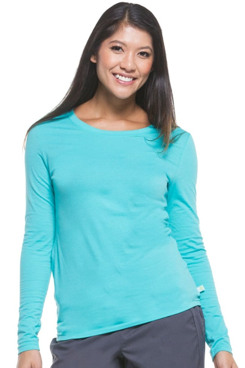 Healing Hands Purple Label Melissa Long Sleeve Tee in Seaglass at Parker's Clothing and Shoes.