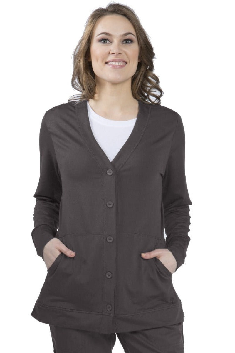 Healing Hands Becca Scrub Jacket in Pewter at Parker's Clothing and Shoes.