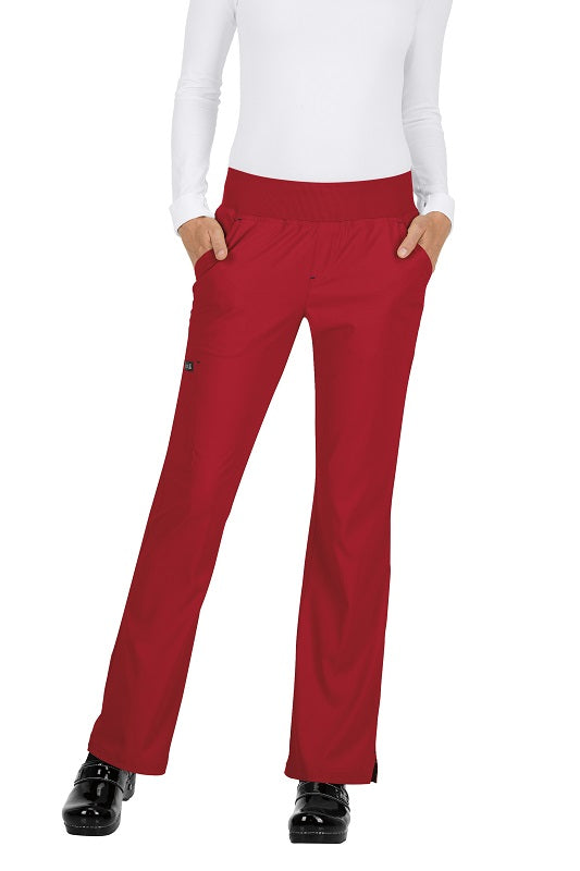 Koi Basics Laurie Scrub Pants In Ruby At Parker's Clothing and Shoes.