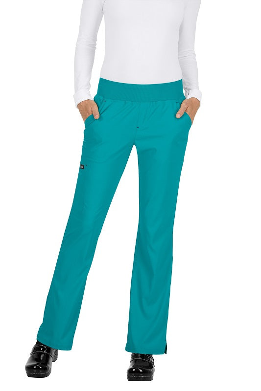 Koi Basics Laurie Scrub Pants In Teal At Parker's Clothing and Shoes.