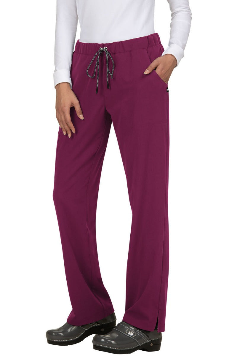 Koi Scrub Pant Next Gen Everyday Hero in Wine at Parker's Clothing & Shoes.