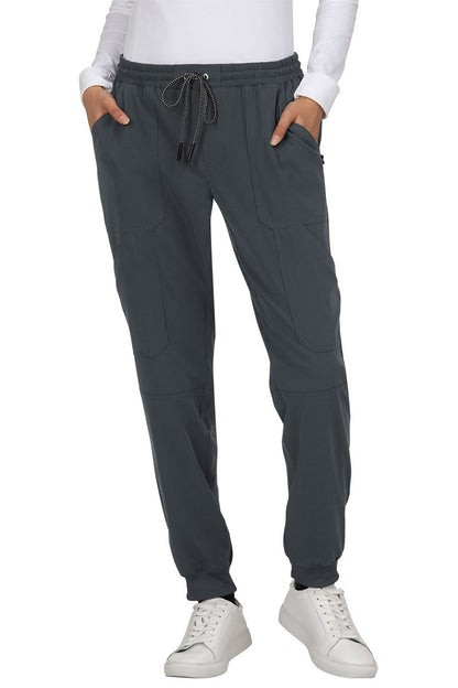 Koi Next Gen Good Vibe Jogger Pant Petite in Charcoal at Parker's Clothing & Shoes.