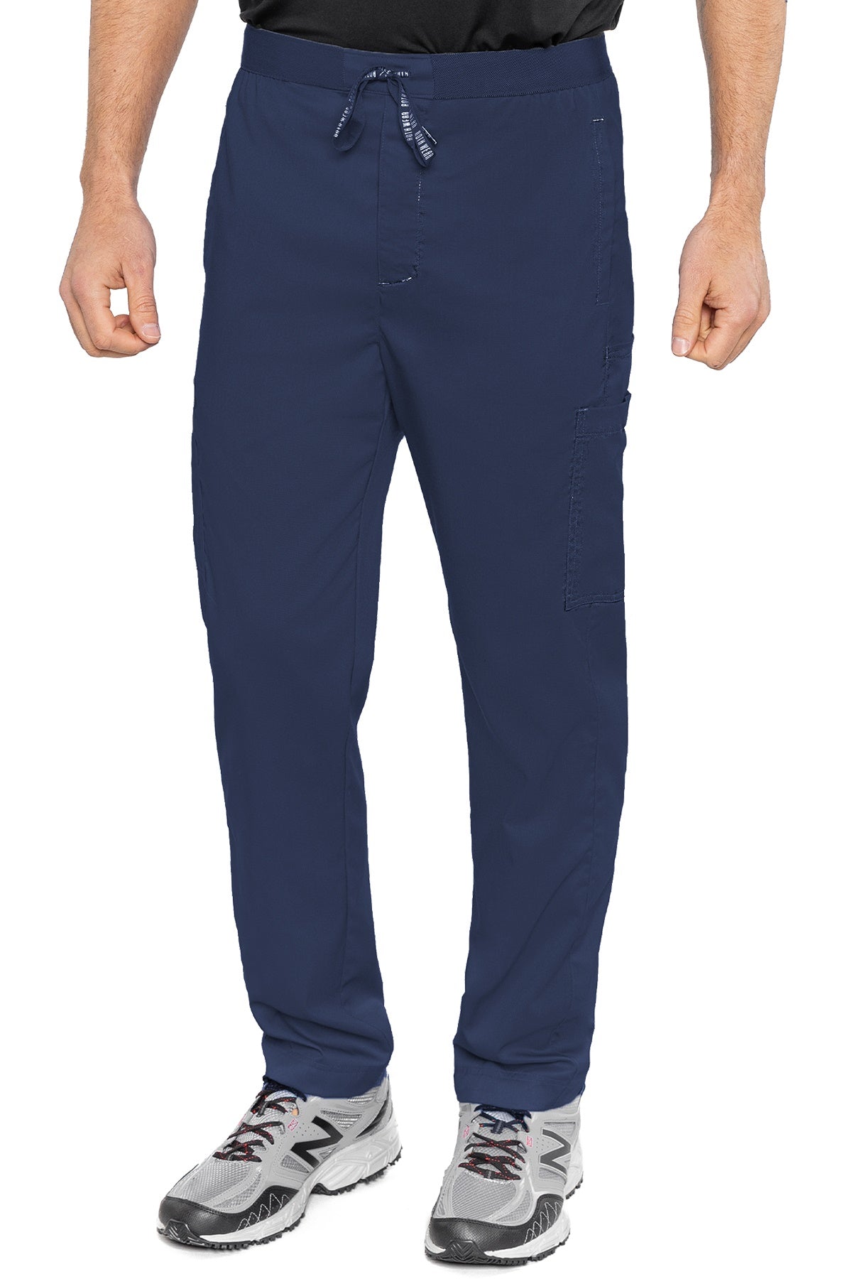 Med Couture Mens Scrub Pants RothWear Hutton Straight Leg in Navy at Parker's Clothing and Shoes.
