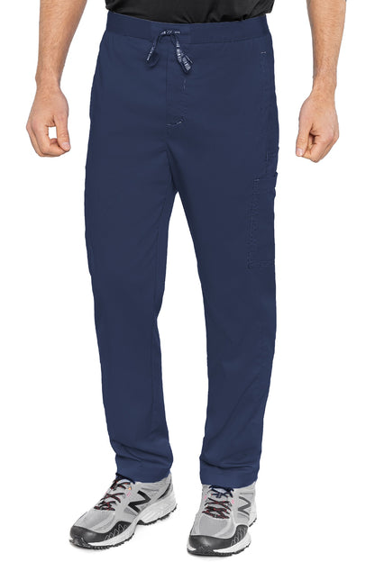 Med Couture Mens Scrub Pants RothWear Hutton Straight Leg in Navy at Parker's Clothing & Scrubs.