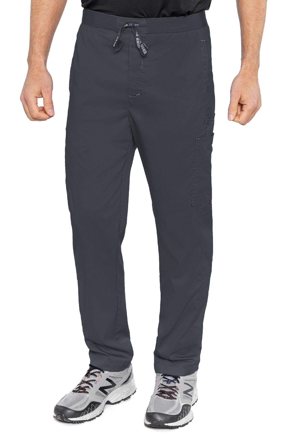 Med Couture Mens Scrub Pants RothWear Hutton Straight Leg in Pewter at Parker's Clothing and Shoes.