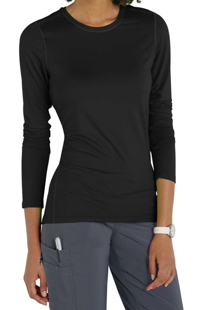 Med Couture Activate Performance Scrub Tee in Black at Parker's Clothing and Shoes.