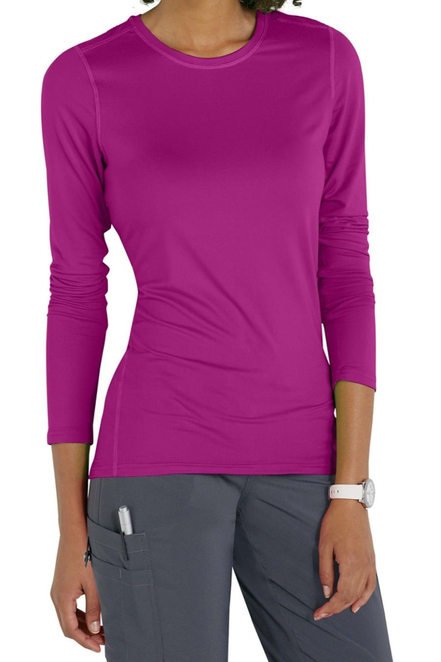 Med Couture Activate Performance Scrub Tee in Magenta at Parker's Clothing and Shoes.