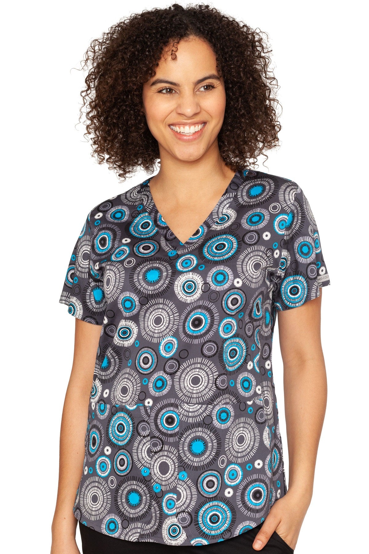 Med Couture Kerri Print Top Circle Party