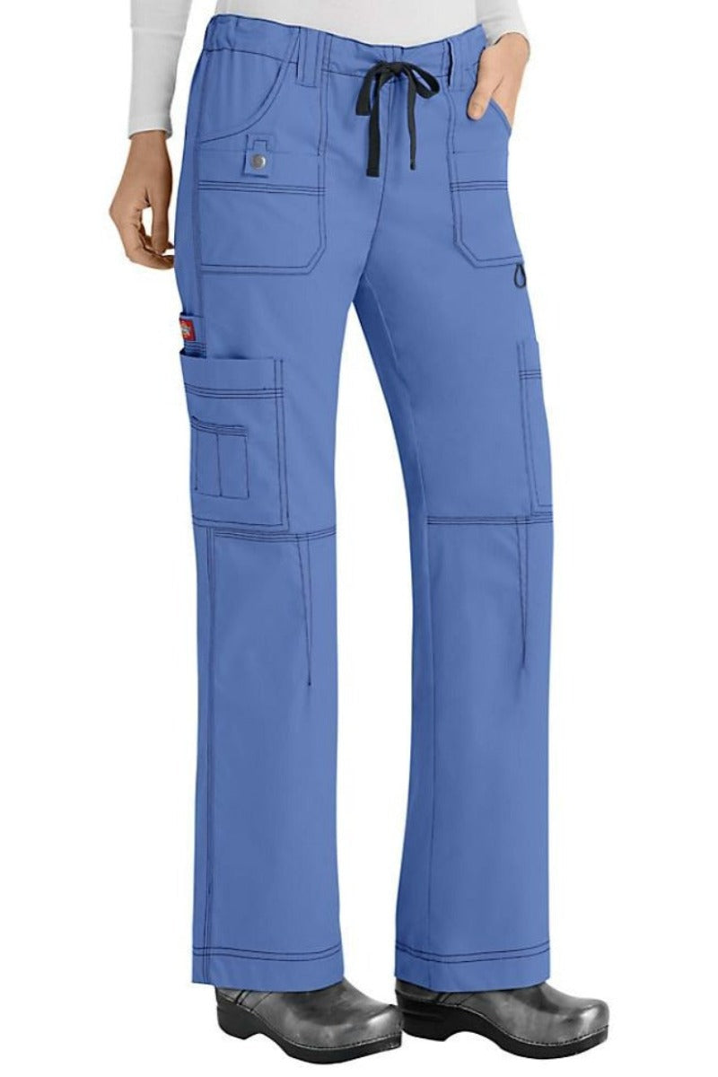 Dickies Scrub Pants Gen Flex 857455 in Ceil at Parker's Clothing and Shoes.