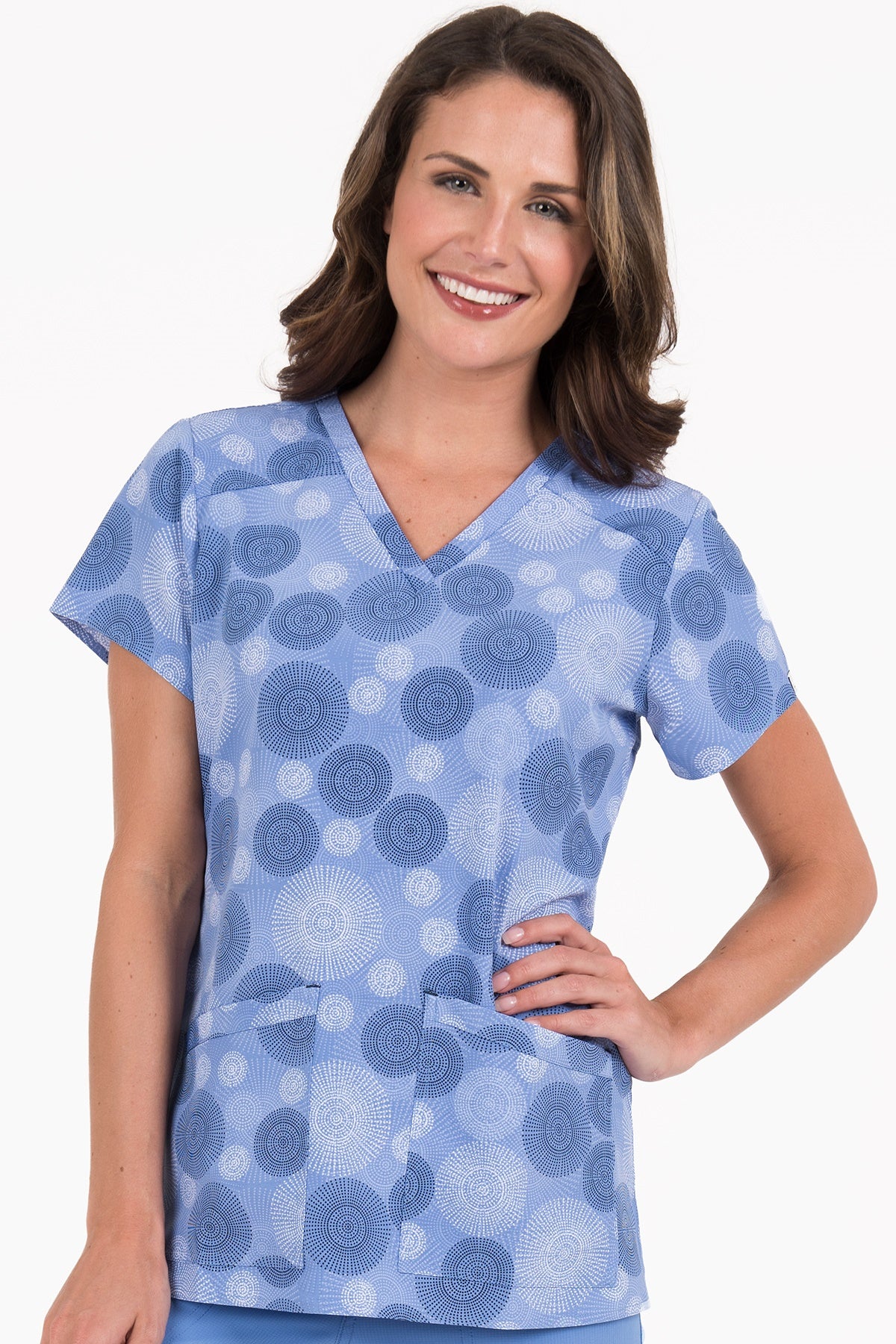 Med Couture Scrub Top Prints Ceil Effects