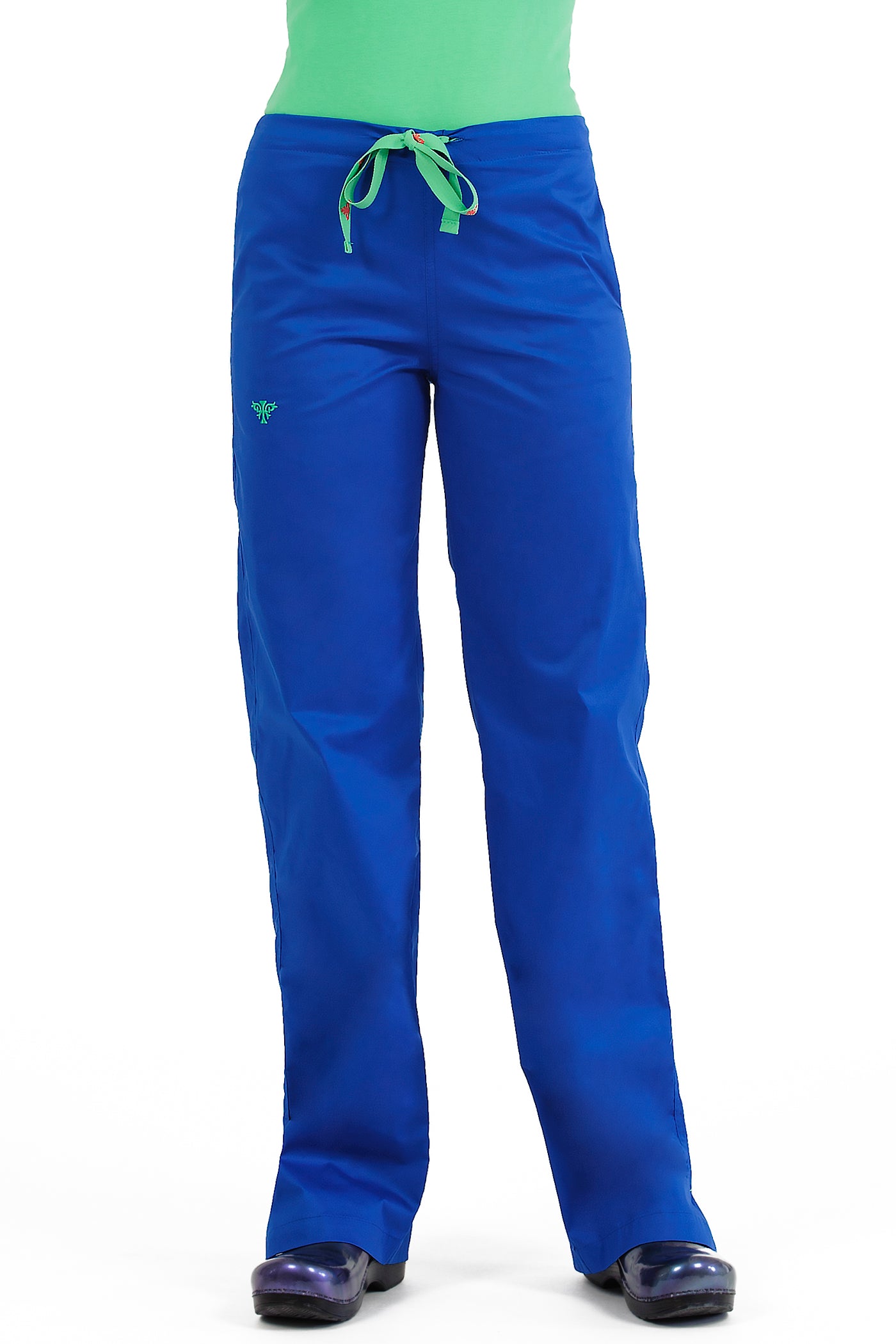 Med Couture Signature Drawstring Pant in Royal Keylime at Parker's Clothing and Shoes. Med Couture Sale Scrub Pants.
