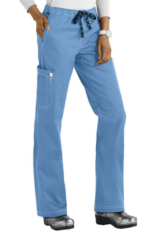 Med Couture Scrub Pants MC2 Layla in Ceil at Parker's Clothing & Scrubs