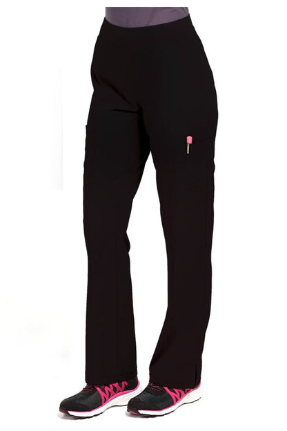 Med Couture Scrub Pant in Energy Paige Cargo Scrub Pant in Black at Parker's Clothing and Shoes.
