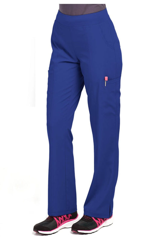 Med Couture Scrub Pant Energy Paige Cargo Scrub Pant in Royal at Parker's Clothing & Scrubs.