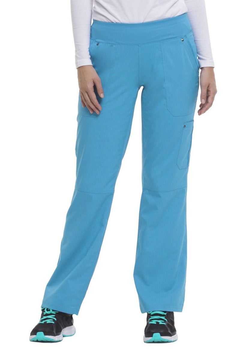 Healing Hands Clearance Sale Petite Scrub Pant Purple Label Tanya in Cool Blue at Parker's Clothing and Shoes.