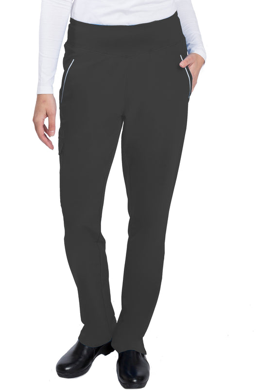 Healing Hands HH360 Naomi Yoga Waist Scrub Pant in Black at Parker's Clothing and Shoes.