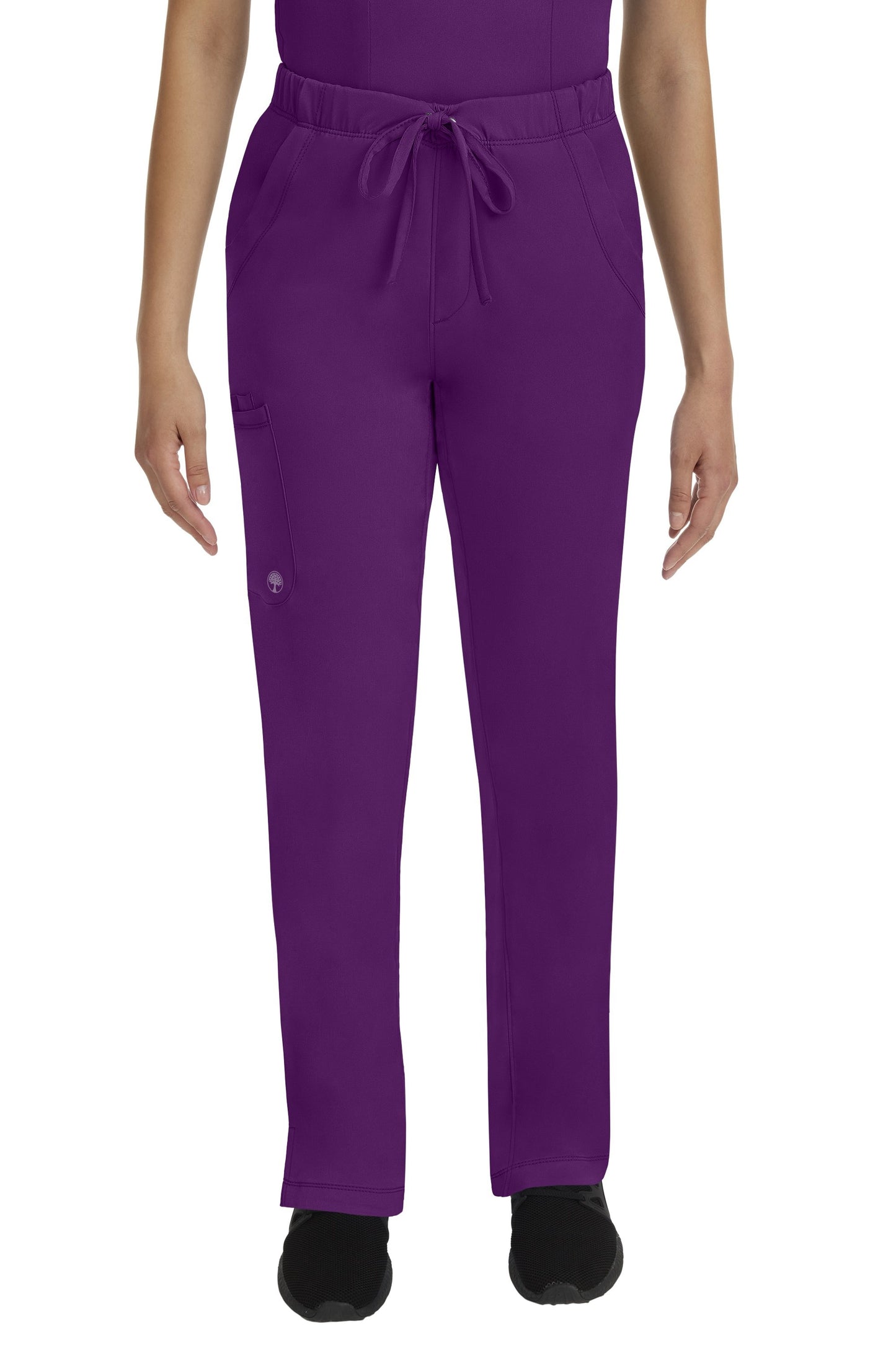 Healing Hands Scrubs HH Works Rebecca Petite Scrub Pant in Eggplant at Parker's Clothing and Shoes.
