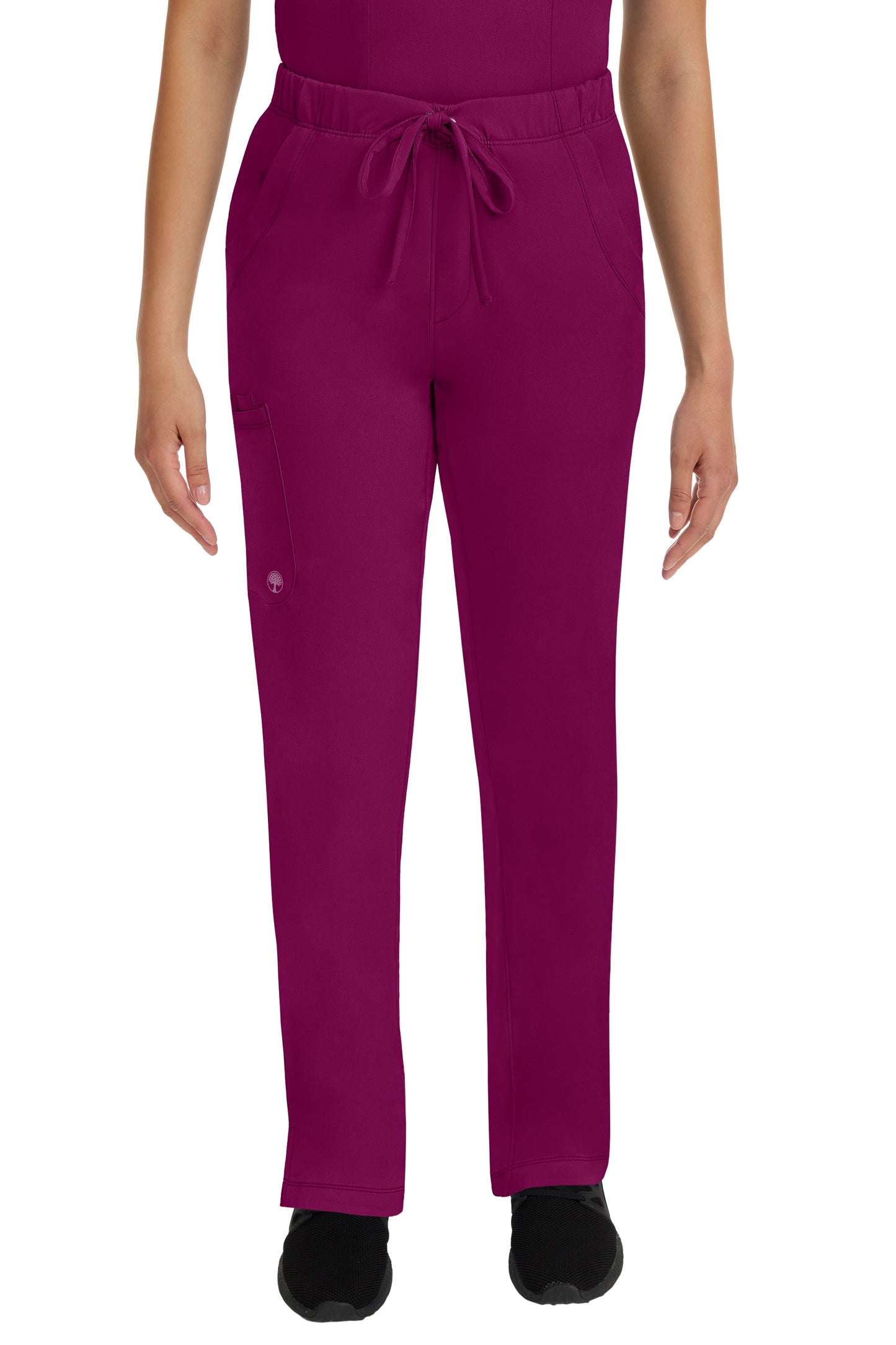 Healing Hands HH Works Rebecca Tall Scrub Pant in Wine at Parker's Clothing and Shoes.