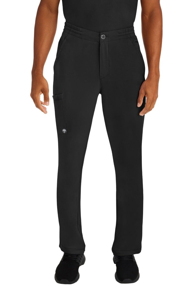 Healing Hands HH Works Ryan Mens Scrub Pant in Black at Parker's Clothing and Shoes.