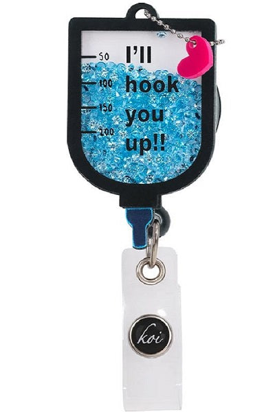 Koi IV Bag Badge Reel with retractable cord and snap badge holder at Parker's Clothing and Shoes.