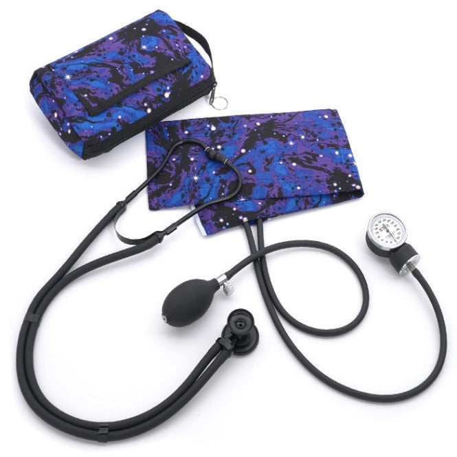 Sprague-Rappaport BP Kit Aneroid Sphygmomanometer & Stethoscope in Galaxy Blue at Parker's Clothing and Shoes.