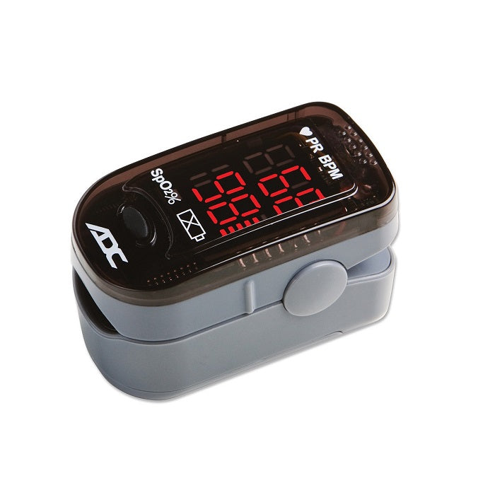ADC Pulse Oximeter Digital Fingertip in black and grey at Parker's Clothing and Shoes