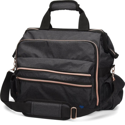 Nurse Mates Ultimate Nursing Bag in Charcoal Rose Gold at Parker's Clothing & Scrubs.