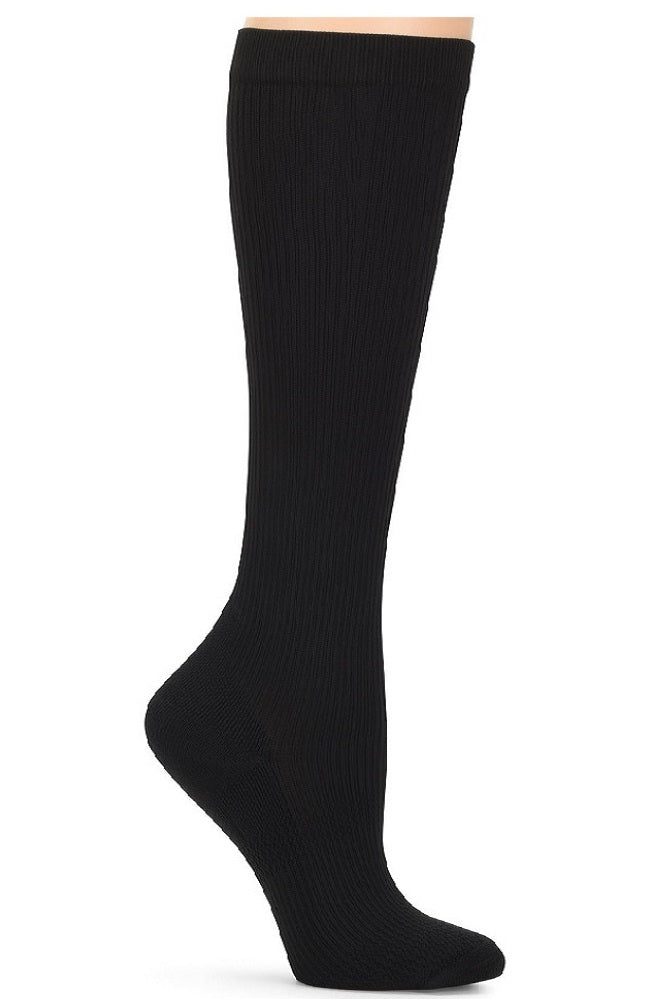 Nurse Mates Compression Socks 20-30 mmHg Firm Compression Black at Parker's Clothing and Shoes.