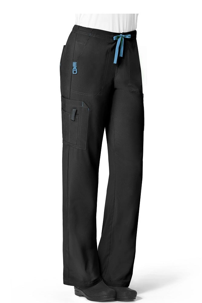 Carhartt Womens Scrub Pants Cross-Flex Utility Boot Cut in Black C52110 at Parker's Clothing and Shoes.