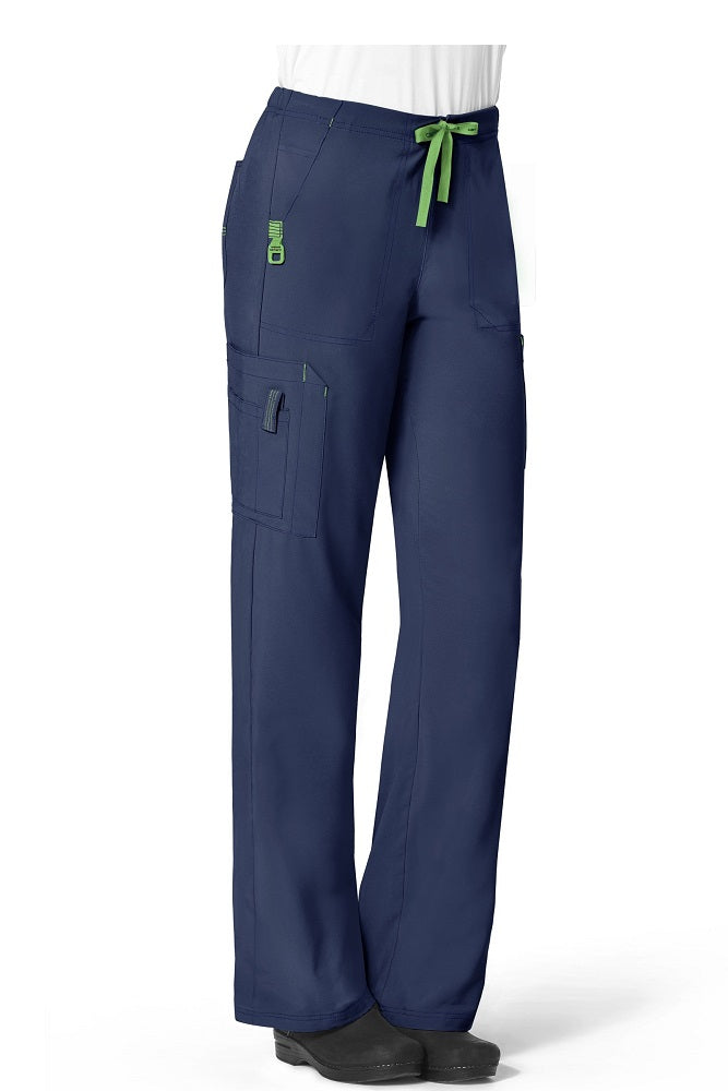 Carhartt Womens Scrub Pants Cross-Flex Utility Boot Cut in Navy C52110 at Parker's Clothing and Shoes.