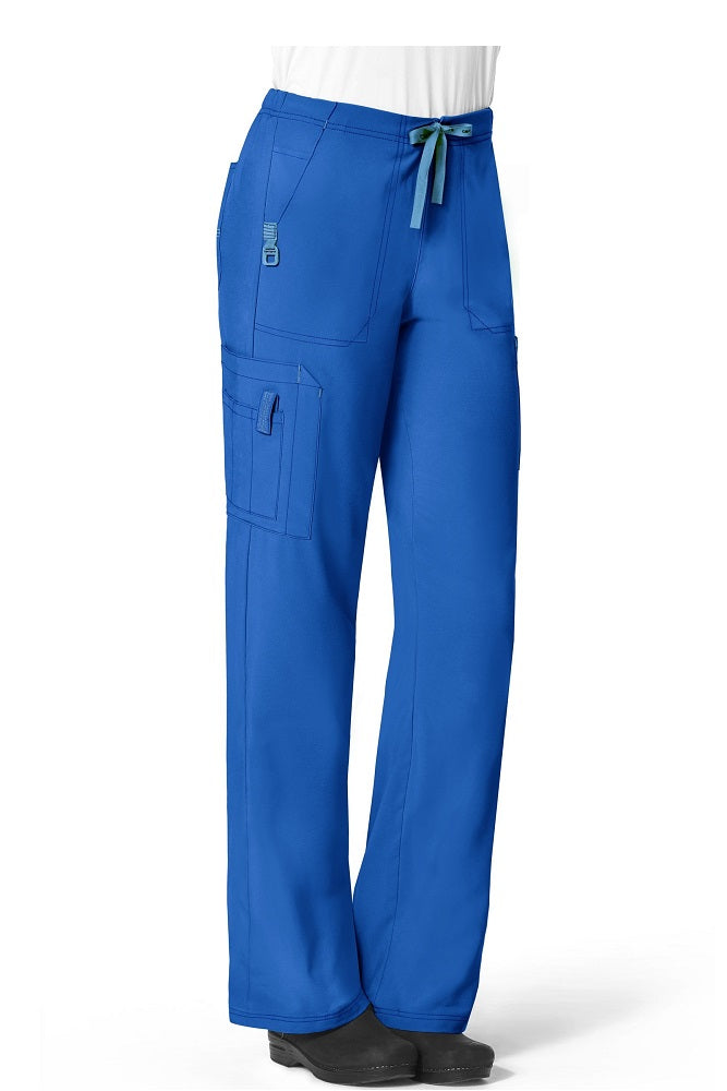 Carhartt Womens Scrub Pants Cross-Flex Utility Boot Cut in Royal C52110 at Parker's Clothing and Shoes.