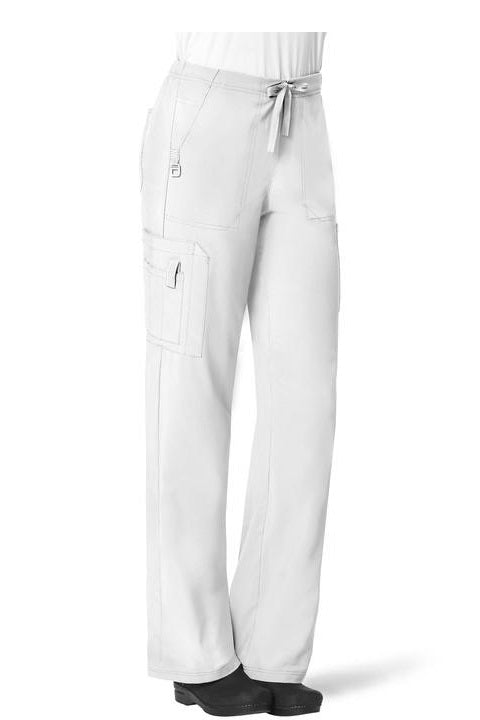 Carhartt Womens Scrub Pants Cross-Flex Utility Boot Cut in White C52110 at Parker's Clothing and Shoes.