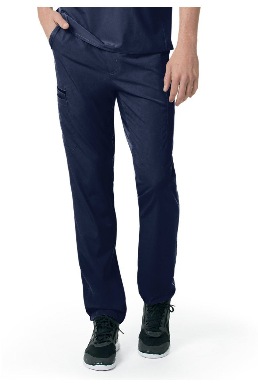 Carhartt Liberty Mens Scrub Pants Slim Fit Straight Leg C55106 in Navy at Parker's Clothing and Shoes