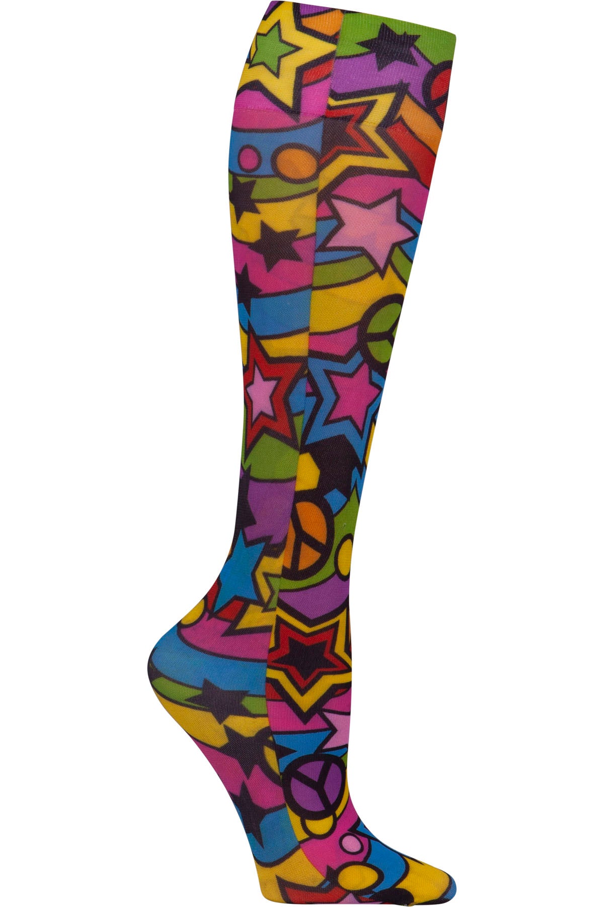 Celeste Stein Mild Compression Socks 8-15 mmHG Rainbow Mountains at Parker's Clothing and Shoes.