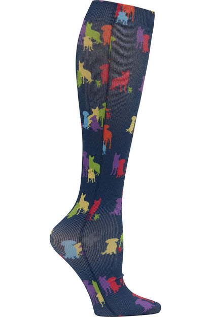 Cherokee Mild Compression Socks Comfort Support 8-15 mmHg in Welcome Diversity Pattern at Parker's Clothing & Scrubs.