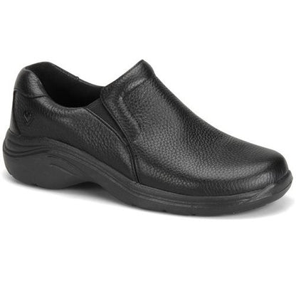 Nurse Mates Dove Leather Nursing Shoe in Black at Parker's Clothing & Scrubs.