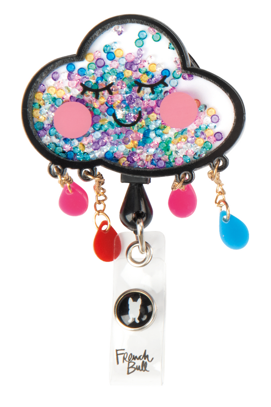 koi French Bull Cloud Shaker Retractable Badge Reel at Parker's Clothing and Shoes.